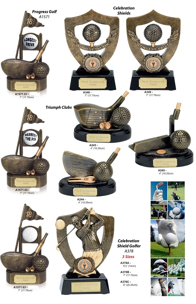 Progress Golf Trophies & Awards