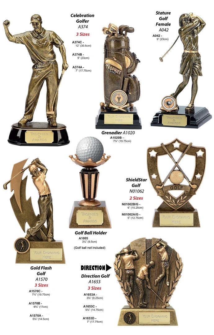 Celebration Golf Trophies & Awards