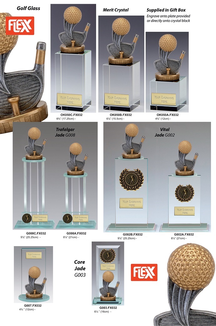 Galaxy Metal Golf Trophies & Awards