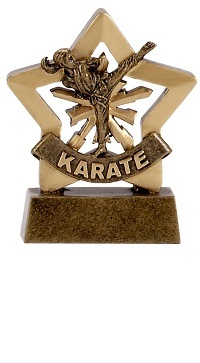 Karate Female Mini Stars Trophy AwardA1112