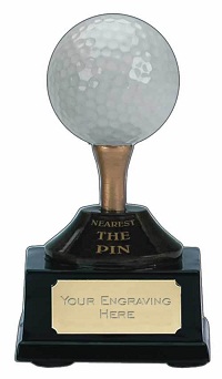 White Golf Ball Nearest the Pin Award A351