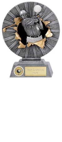 Explode Golfer Trophy Award