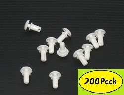 Plastic Rivets - Cost per 200 Pack